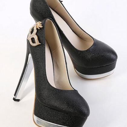 black heel design