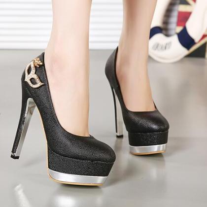 black heel design