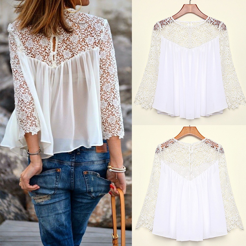 casual white tops for ladies