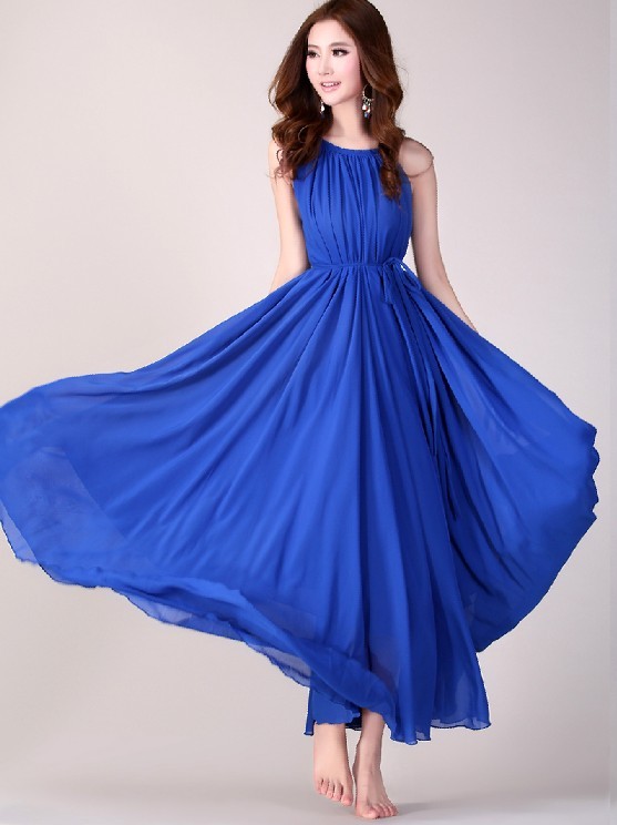 Bright Blue Summer Dress