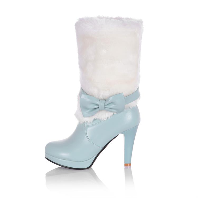 trendy high heel boots