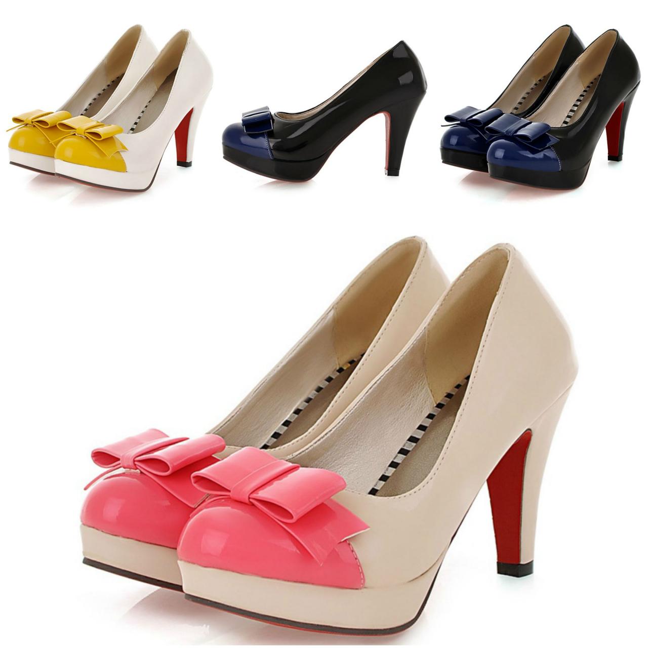 Adorable Bow Knot Fashion Shoes In 3 Colors on Luulla