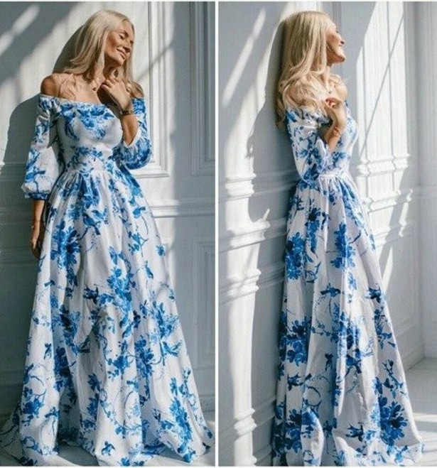 Auvelle l Off Shoulder Maxi Dress